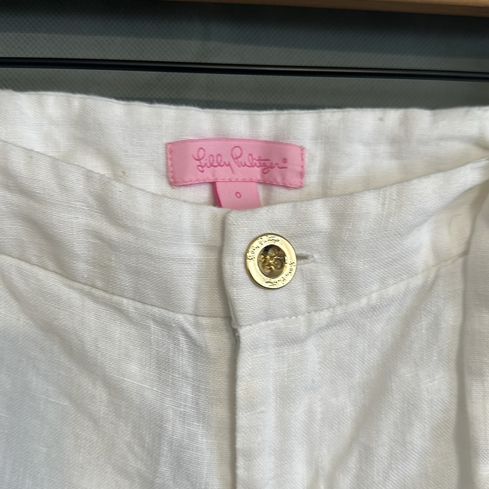 Lilly Pulitzer Linen Ziva Cargo Pants - Picture 4 of 9